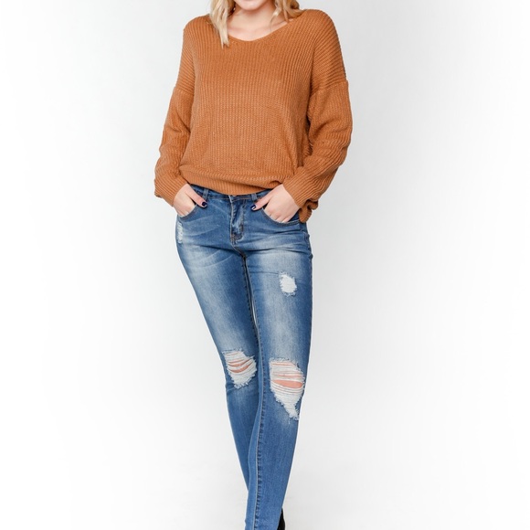 Terra cotta colored sweater - Picture 1 of 2